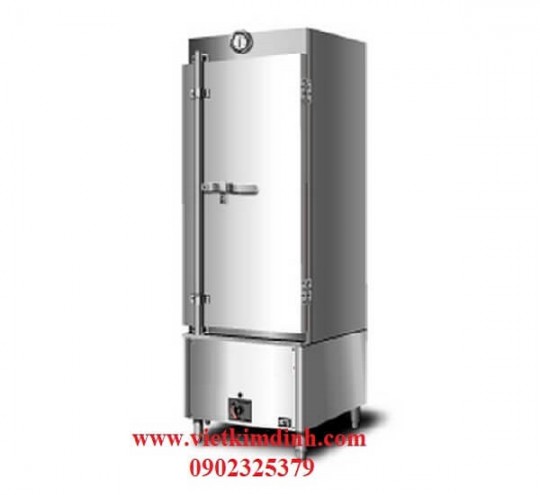 Tủ hấp cơm 10 khay dùng điện và gas